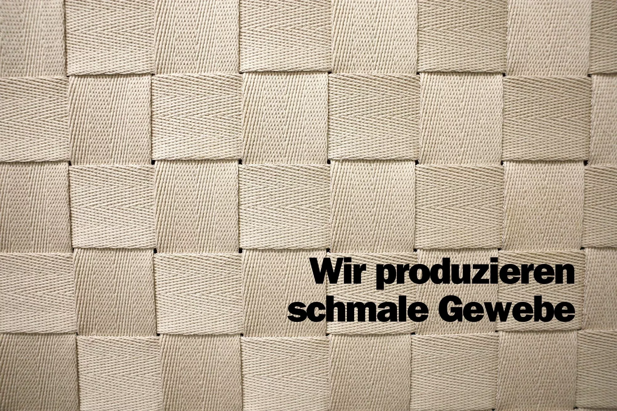 we produce narrow fabrics