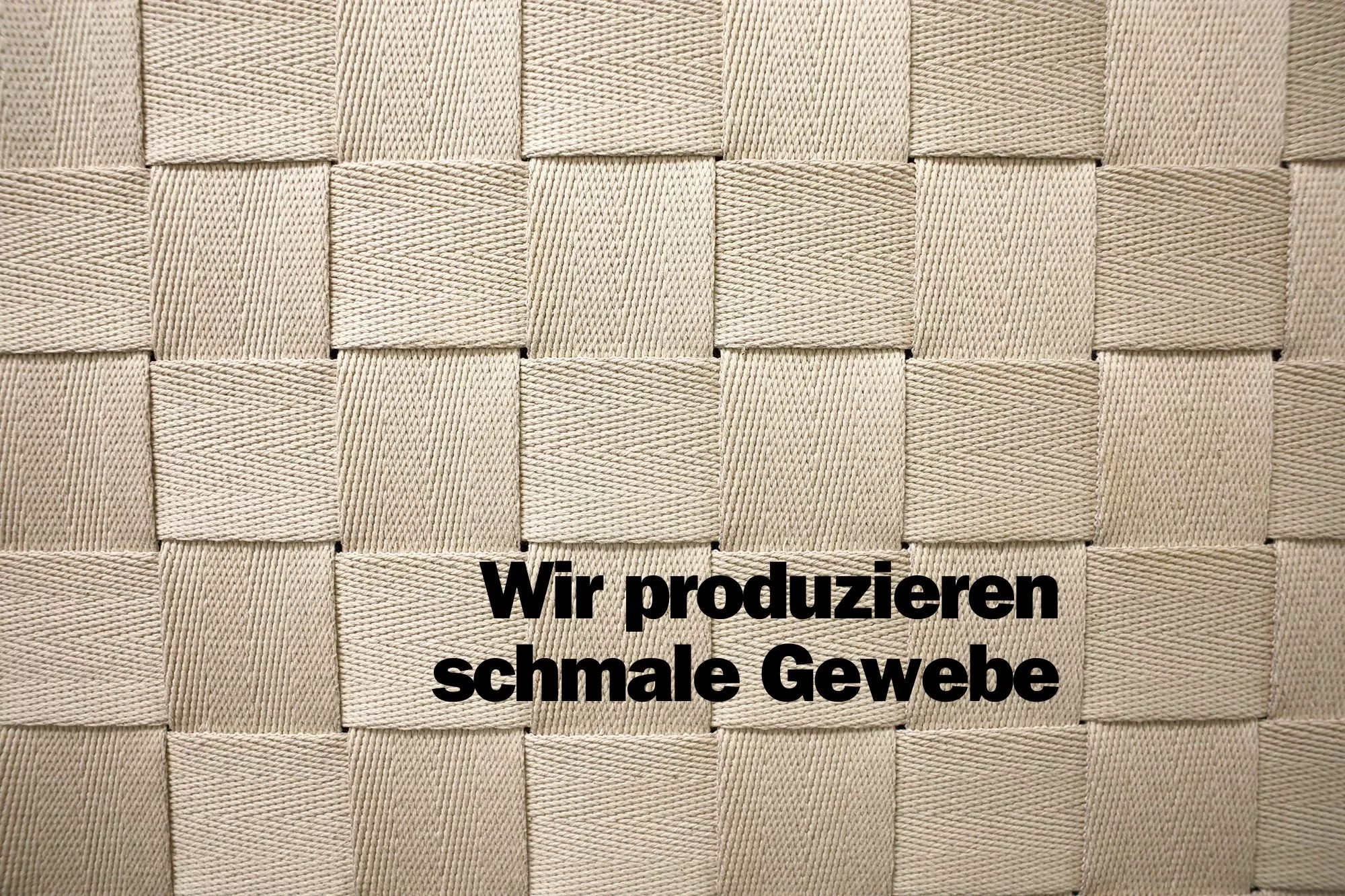 we produce narrow fabrics