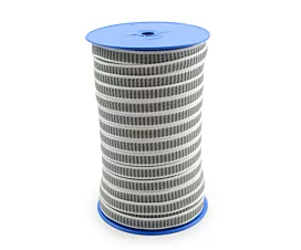 Rollladengurt 14 mm Rollladengurt Grau/Weiß (Breite 14 mm) Rollladengurt 14 mm Rollladengurt Grau/Weiß (Breite 14 mm)