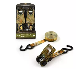 Alle Spanngurte 25mm Spanngurt - 800kg - 4m - 25mm - 2-teilig - Ratsche und S-Haken - Camouflage - 2St.