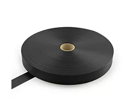 Gurtband - 40mm Gurtband Polyester 40mm - 1850kg - auf der Rolle - Schwarz