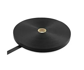 Alle Gurtbänder Gurtband Polyester 25mm - 1050kg - auf der Rolle - Schwarz