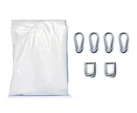 Alle Lashingartikel Safety sheet, 4 Karabiner und 2 Schnallen - Set