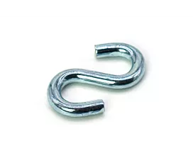 S-Haken Offener S-Haken - 130kg - 11mm - Verzinkter Stahl S-Haken Offener S-Haken - 130kg - 11mm - Verzinkter Stahl