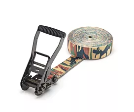 4T/5T/Ergo - Endlos Spanngurt - 5T - 50mm - 1-teilig - Ratsche - Camouflage + eigenes Etikett