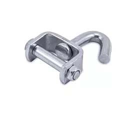 Spitzhaken Wirbelhaken mit Schraube - 50mm