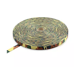 Polyester 25mm Polyesterband Armeegrün 25mm - 1200kg - 100m Rolle - Camouflage