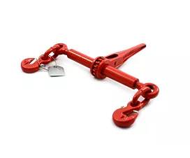 Zurrkette + Ratschenlastspanner - 2-teilig - G8  Ratschenlastspanner mit Verkürzungshaken und Sicherungsstiften - G8 - Standard