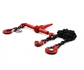 Zurrkette + Ratschenlastspanner - 1-teilig - G8  Zurrkette mit Ratschenlastspanner - 1-teilig - 10mm - 6300kg - G8