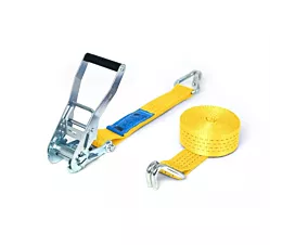 Alle Spanngurte 50mm Spanngurt - 4T - 9m - 50mm - 2-teilig - Spitzhaken - Gelb