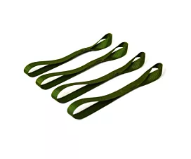 Motorradtransport Lose Gurte mit 2 Schlaufen - 1,2T - 32cm - 25mm - Khaki - 4St.