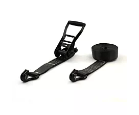5T - Standard Spanngurt - 5T - 50mm - 2-teilig mit Ratsche - Schwarz + eigenes Etikett