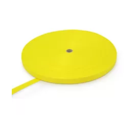 Alle Polyester Meterwaren Polyesterband 25 mm - 1200 kg - 100 m Rolle - ohne Streifen  (Farbe wählbar)