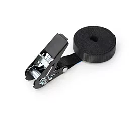 Alle Spanngurte nach Maß  Spanngurt - 150kg - 20mm - 1-teilig - Mini-Ratsche - Schwarz