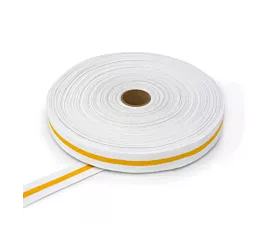 Alle Baumwollbänder Judo Gürtel gestreift (50 Meter Rolle)