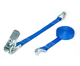 Alle Spanngurte 25mm Spanngurt - 800kg - 4,8m - 25mm - 2-teilig - Spitshaken - Blau