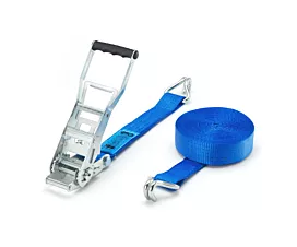 Alle Spanngurte 50mm Spanngurt - ERGO 5T - 9m - 50mm - 2-teilig mit Spitzhaken - Blau - STF500