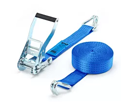 Alle Spanngurte 50mm Spanngurt - 4T - 9m - 50mm - 2-teilig - Spitzhaken - Blau